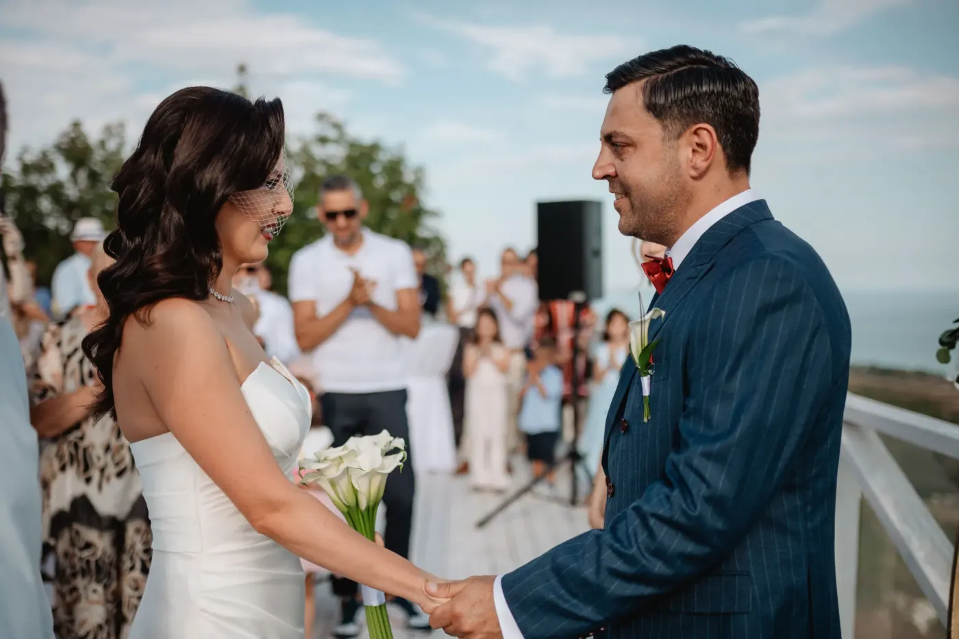 A moment from the ceremony