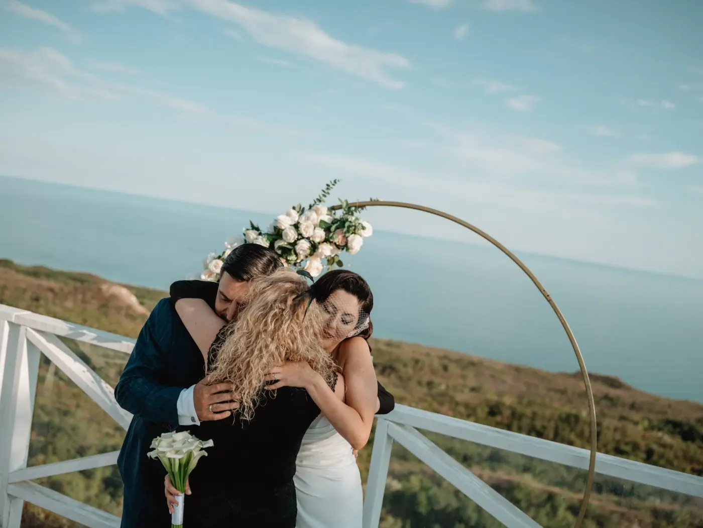 Emotions at the wedding