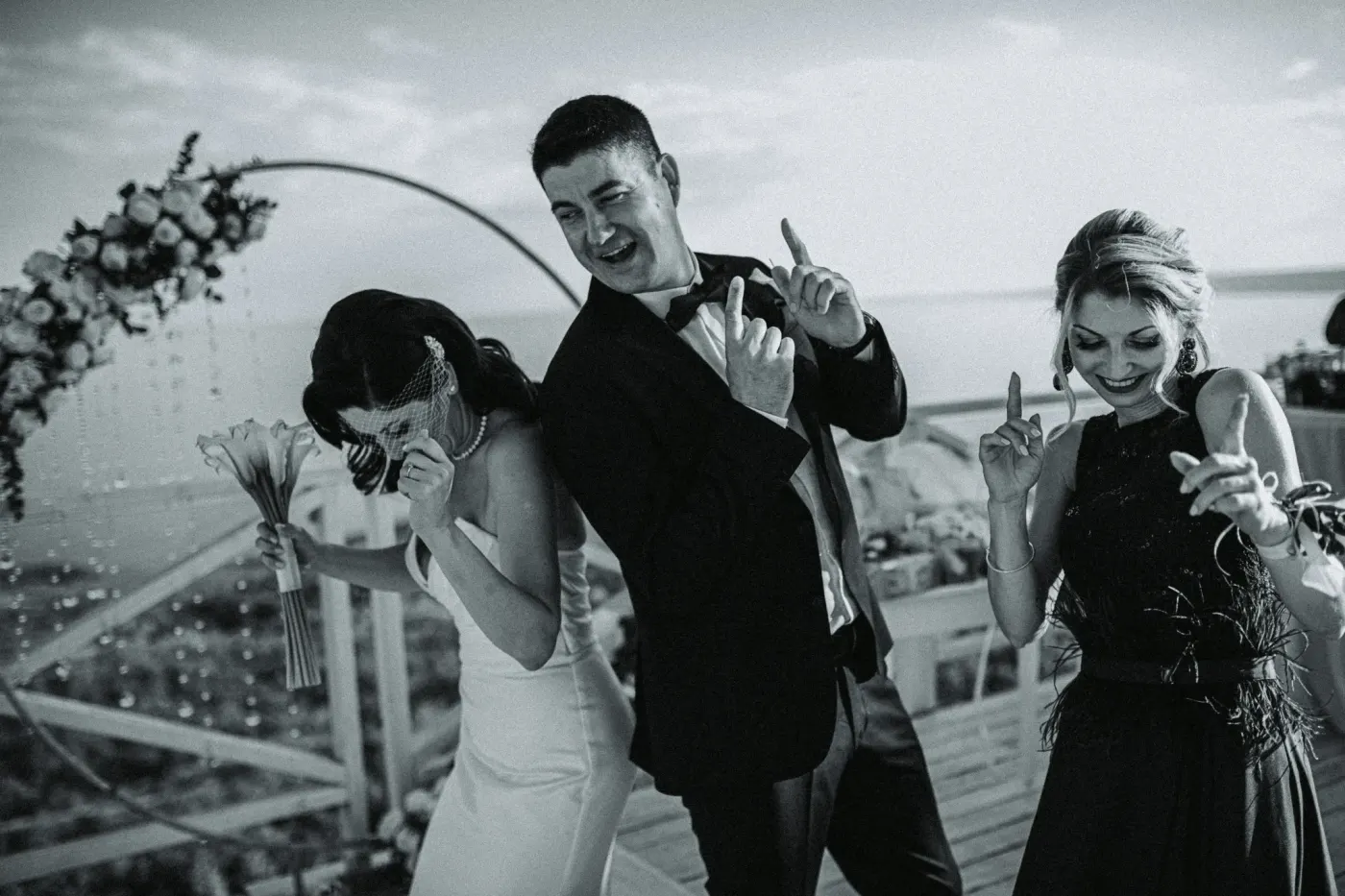 The end of the ceremony