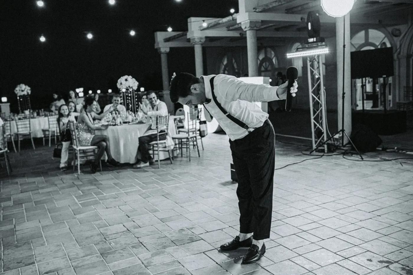 Celebrating the wedding
