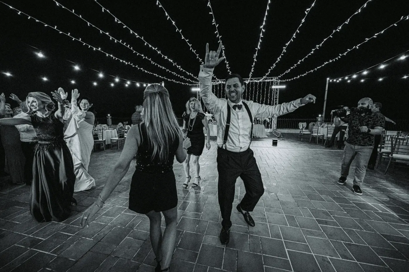 Dancing under the lights