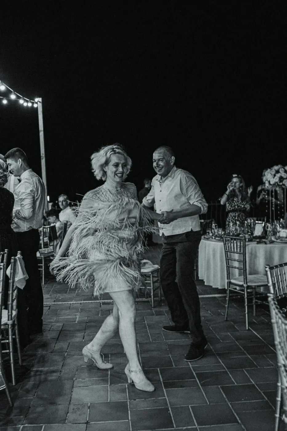 Dancing at the wedding