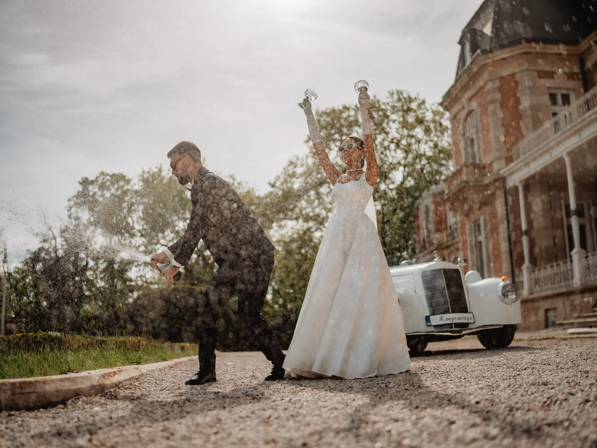 Kat and Vadym — Gatsby-style wedding, Villa Burov, Varna