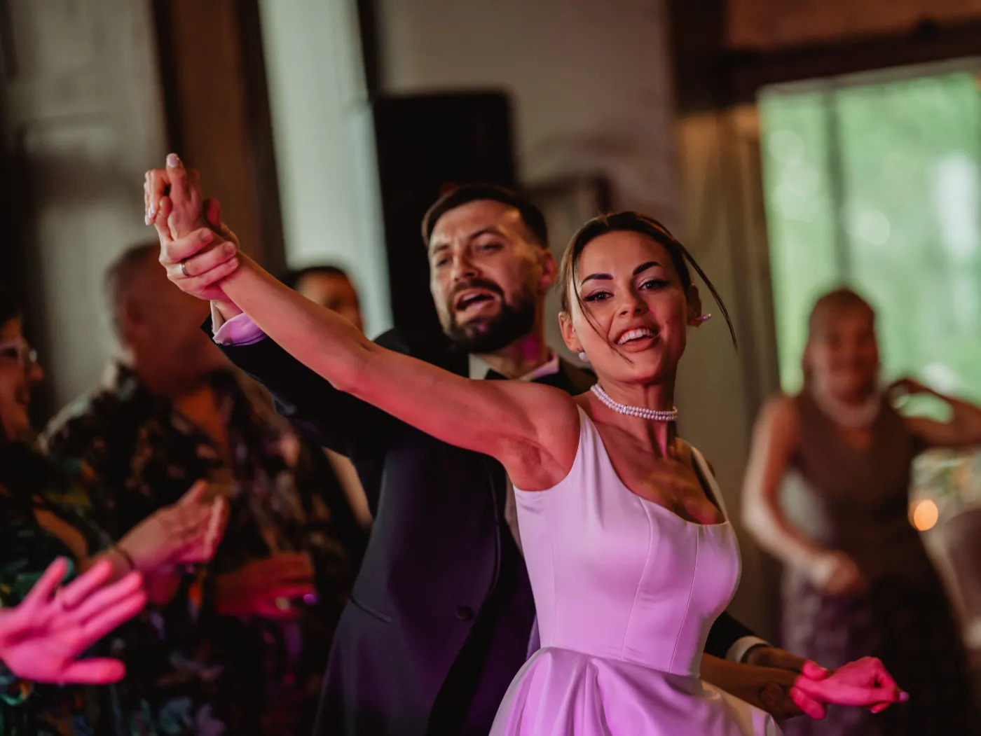 Emotions at the wedding