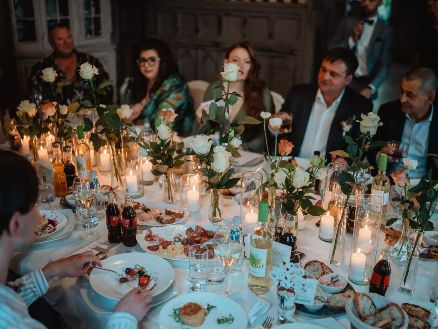 Ceremony in the garden of Villa Burov
