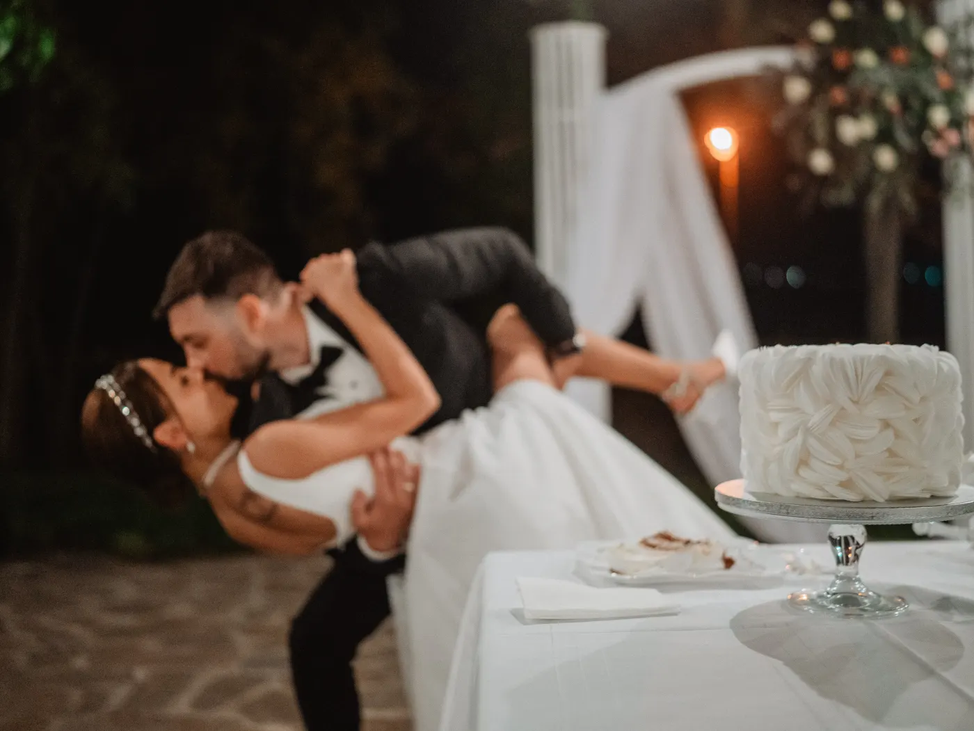 A Gatsby-style wedding celebration