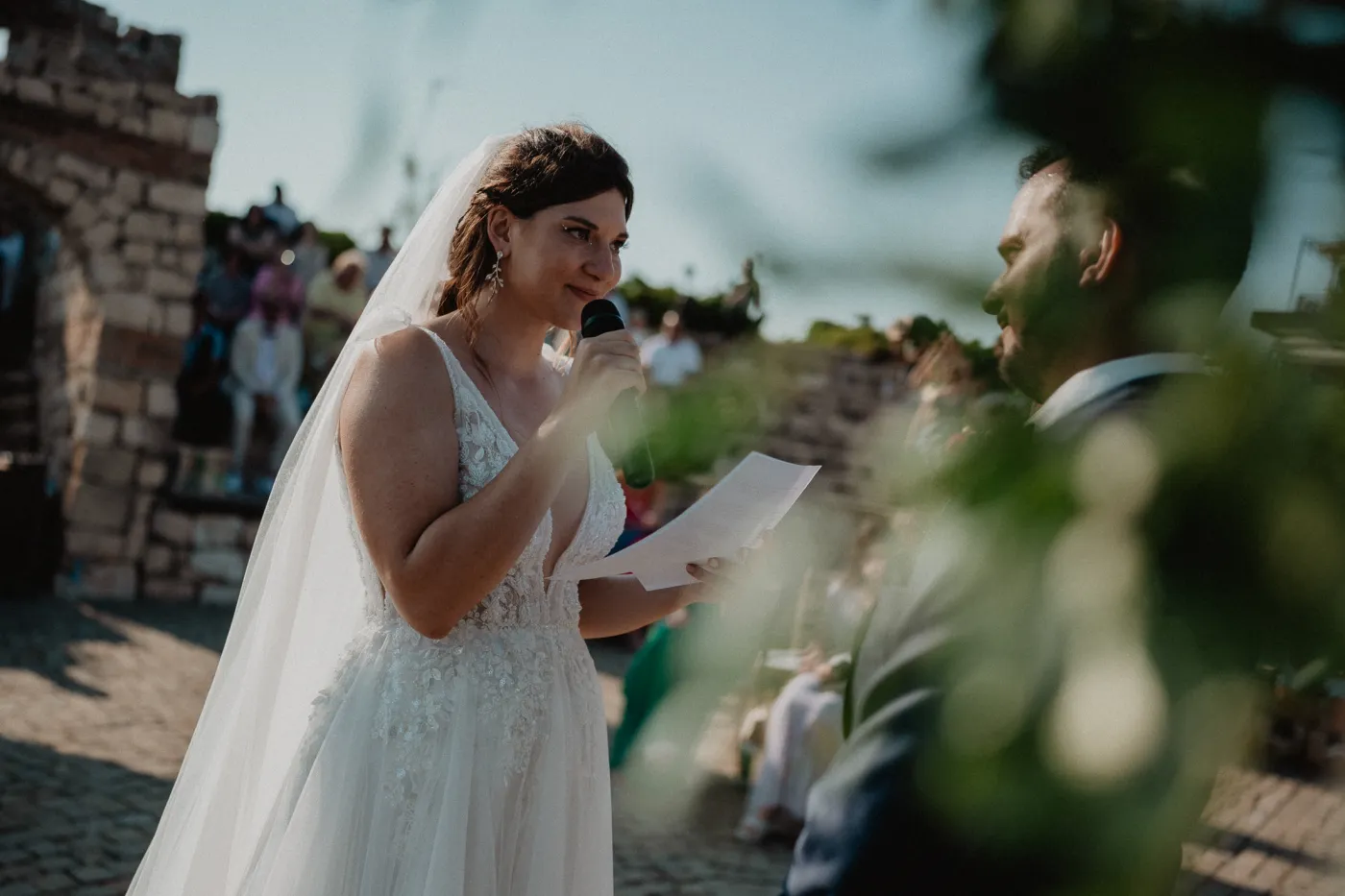 Emotions from the ceremony
