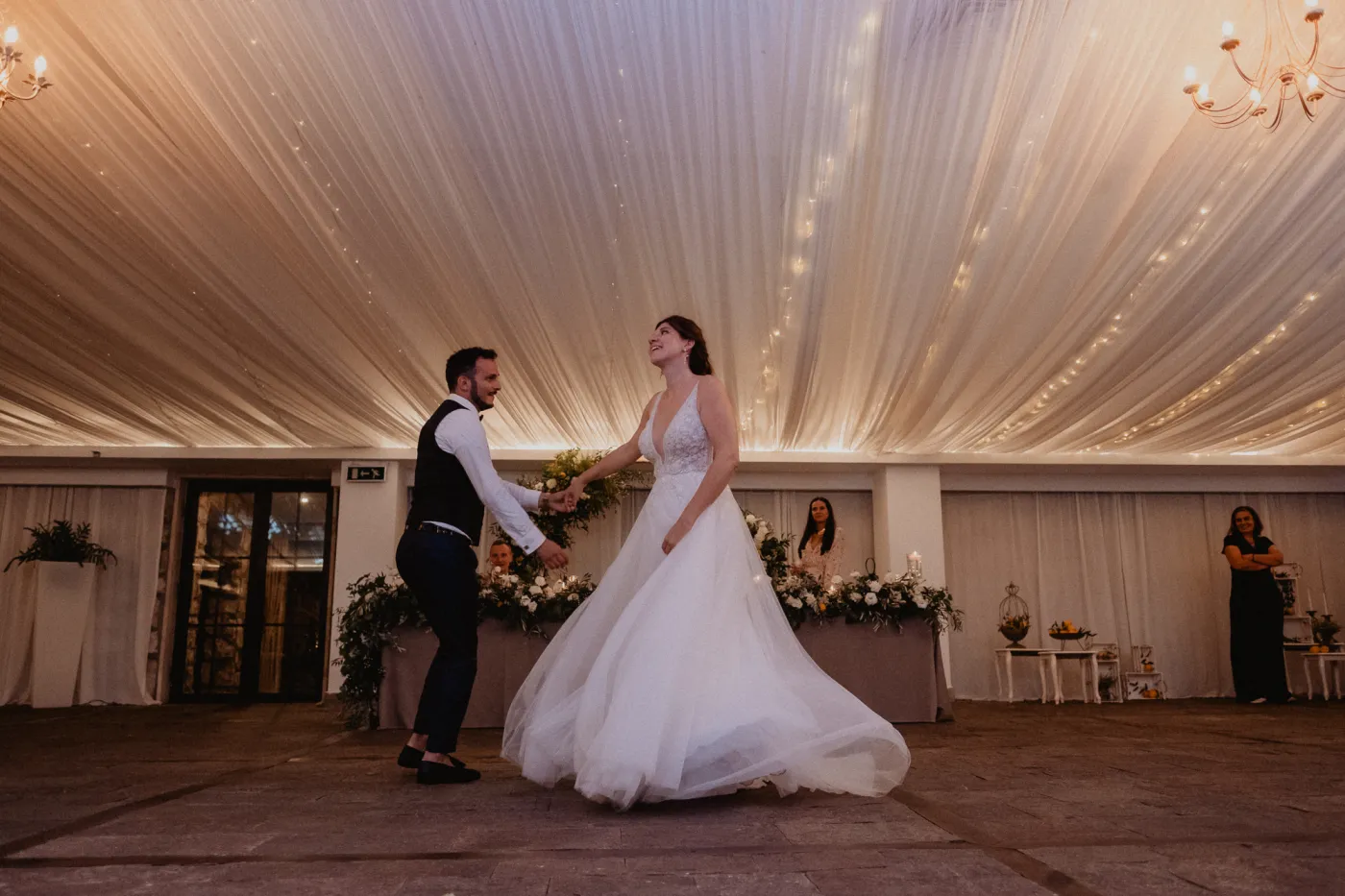 Wedding party — Bulgarians and Italians