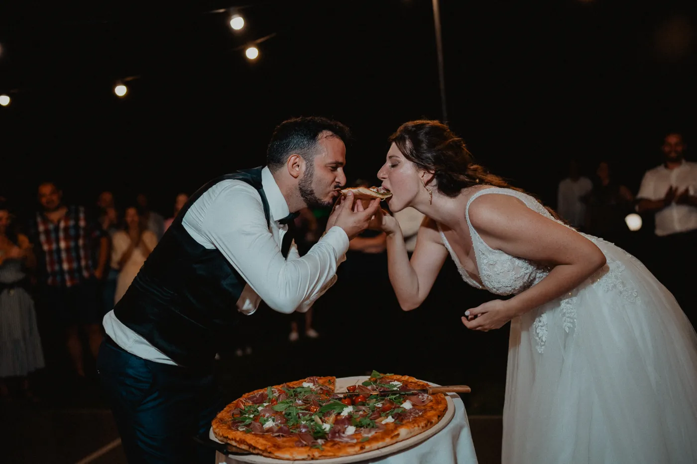 Wedding party — Bulgarians and Italians