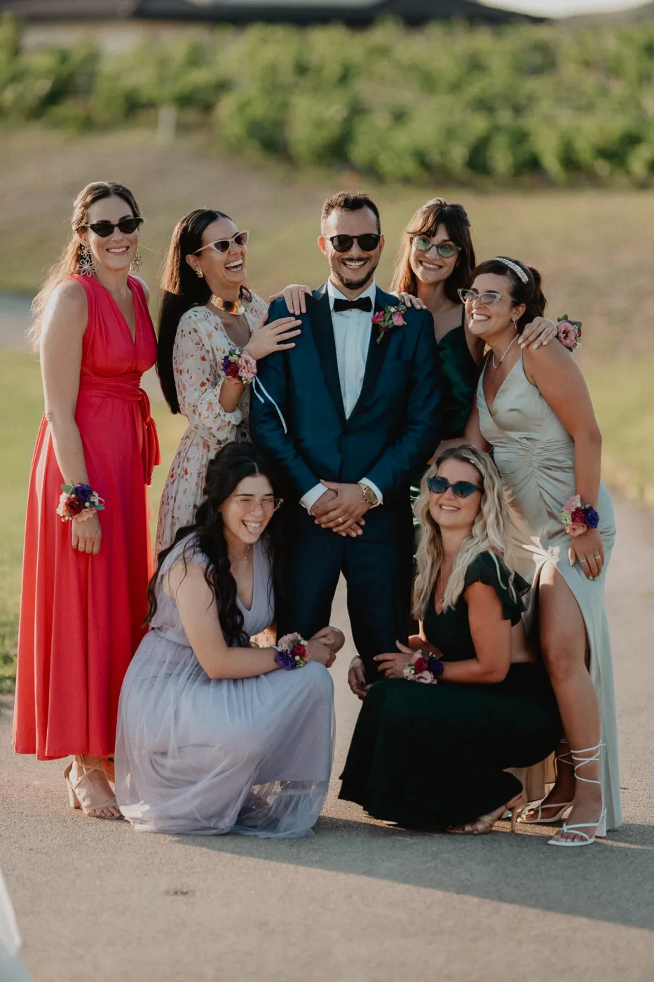 Fine-art wedding portrait