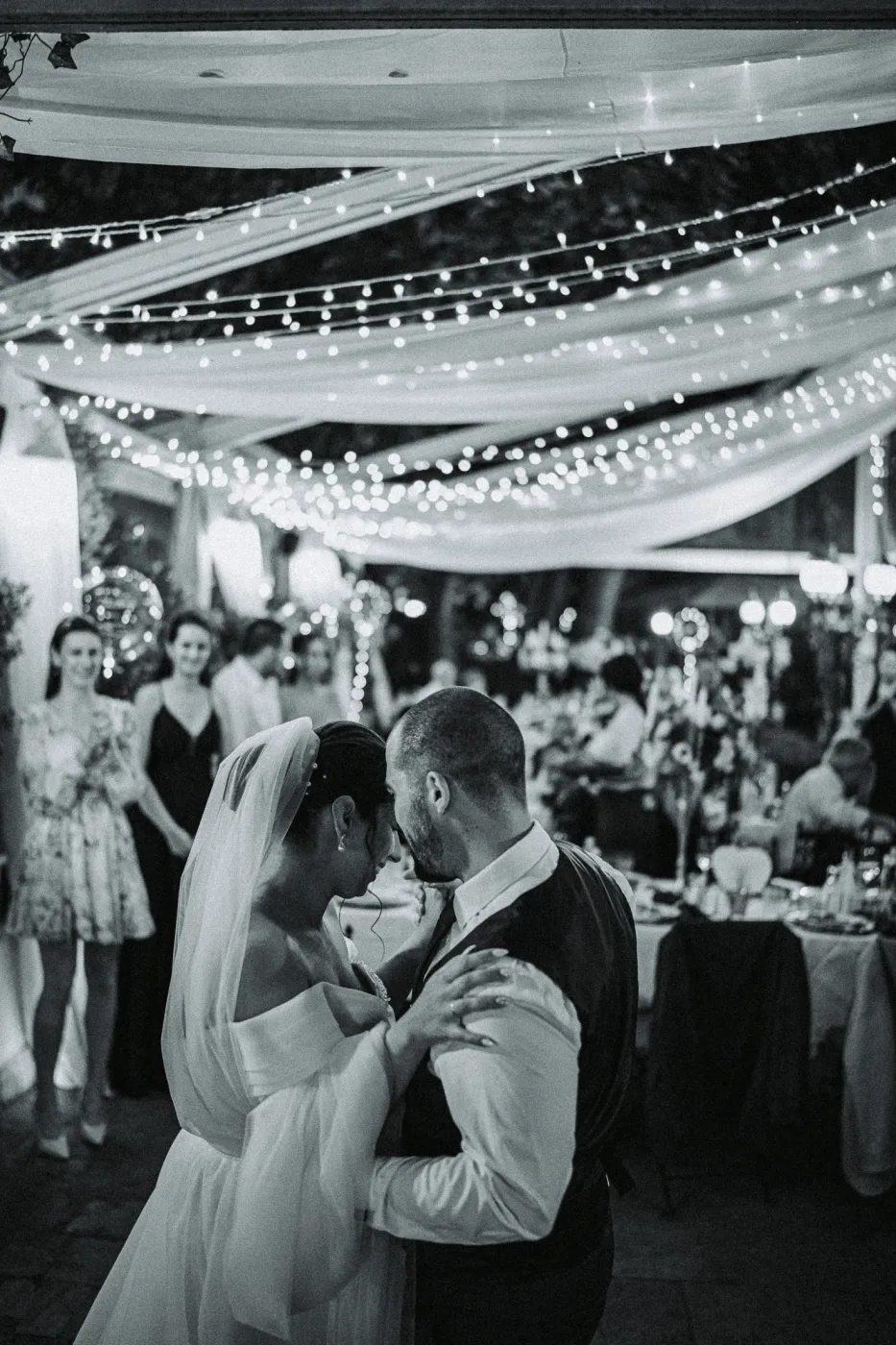 Emotions from the wedding celebration