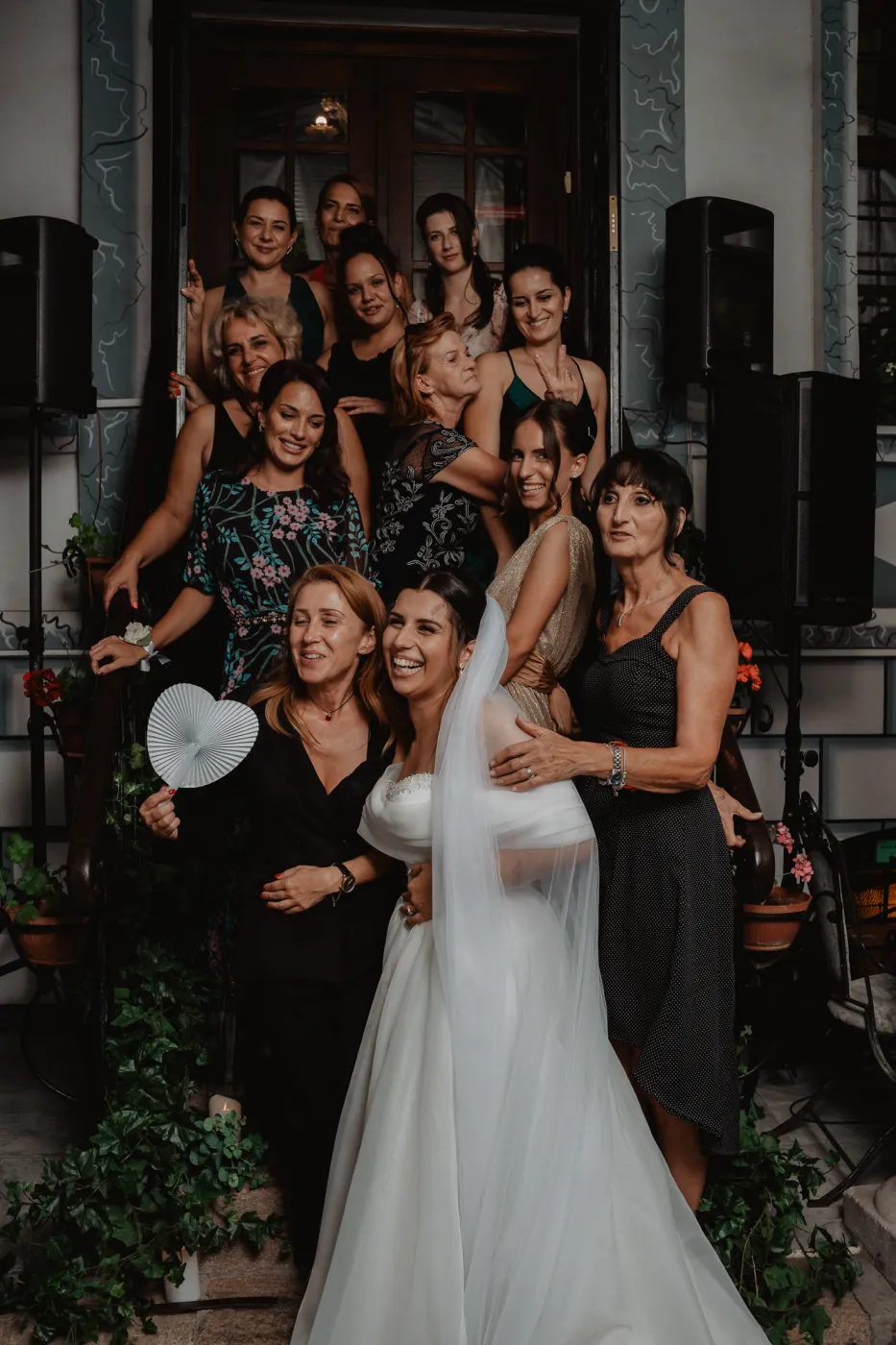 Emotions from the wedding celebration