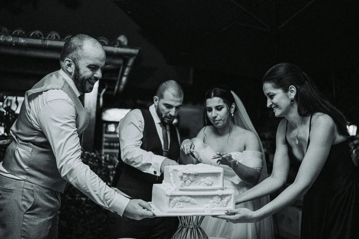 Emotions from the wedding celebration