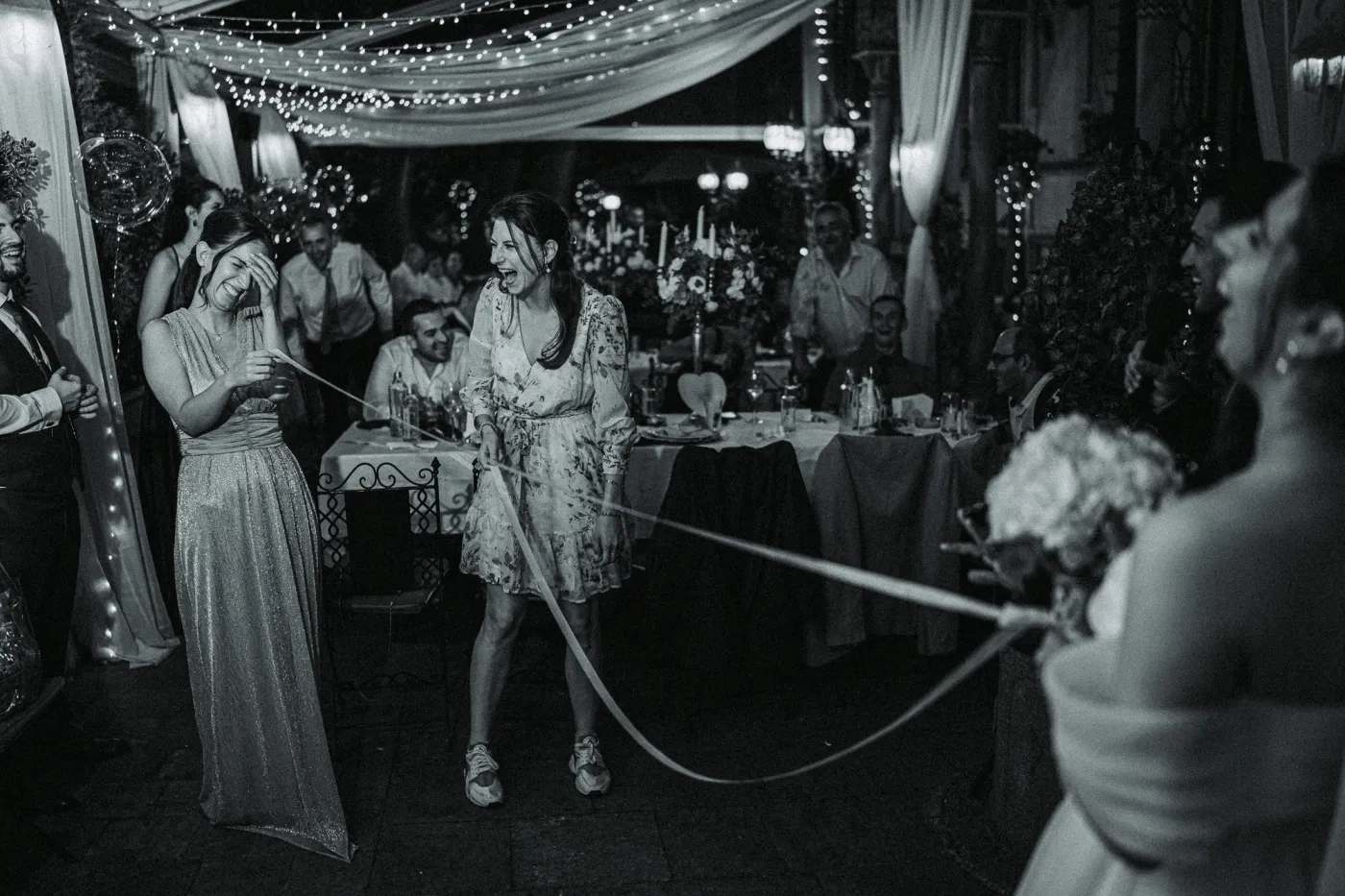 Emotions from the wedding celebration