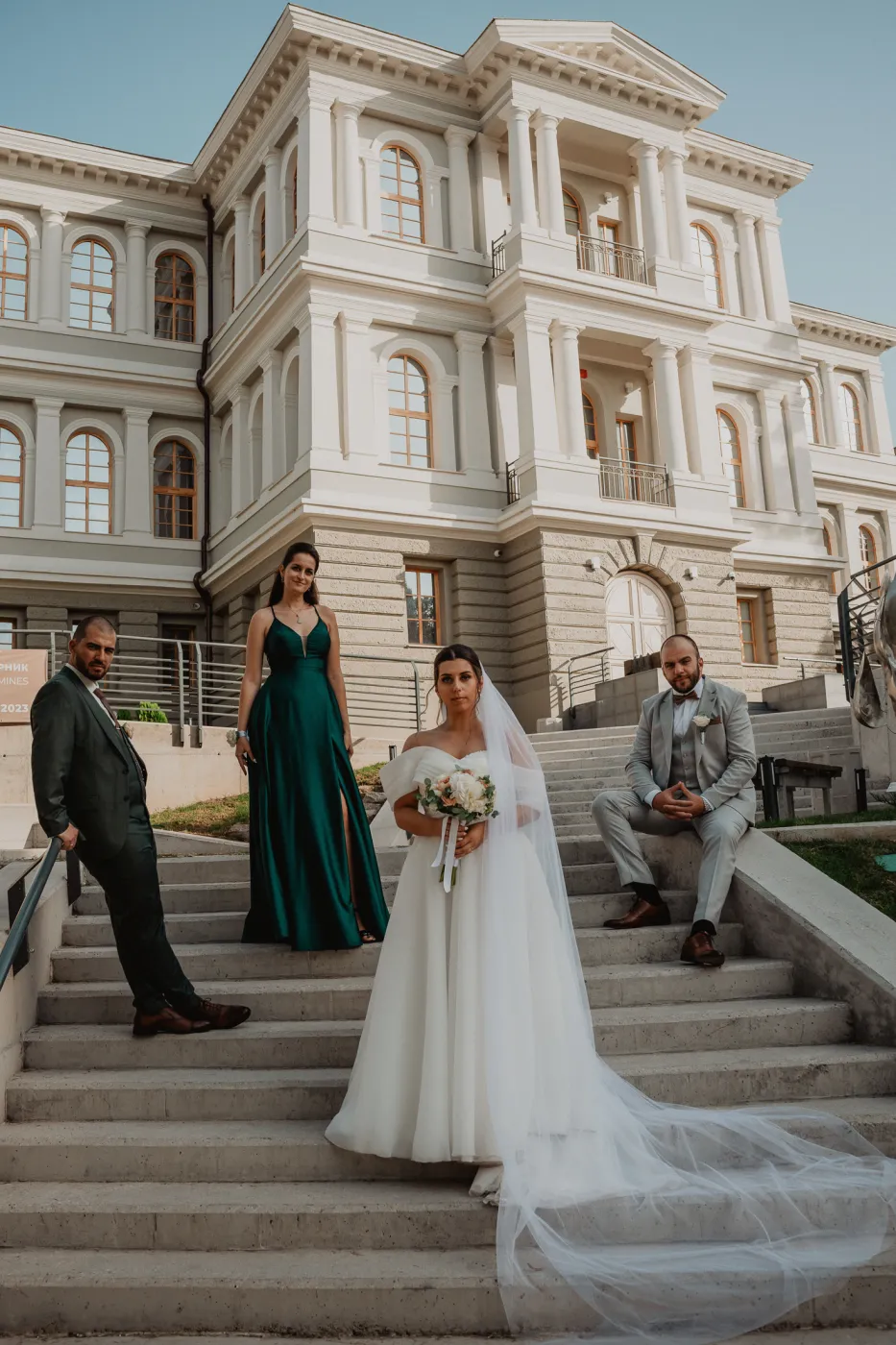 Newlyweds in Old Plovdiv